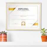 Porta Documento, Color Beige y Blanco