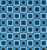 Juego de Sábanas Matrimoniales, Diseño Geométrico, Color Azul