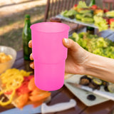 Vaso de Plástico, Color Rosa, Inkanto