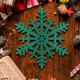 Copo de Nieve Jumbo con Glitter, Color Verde