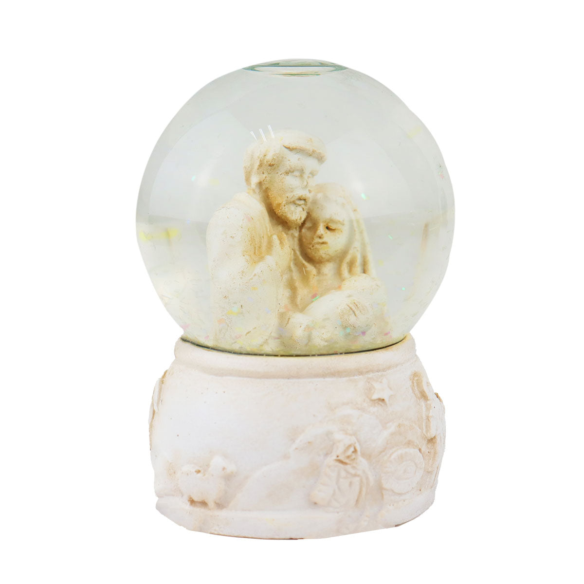 Bola de Nieve de Cerámica, Marí­a y José, 8 cm