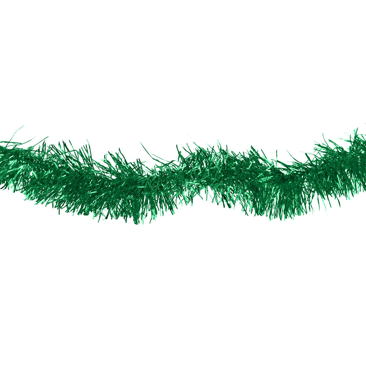Guirnalda Navideña de Tinsel, 1.3 m, Color Verde