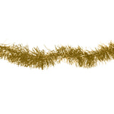 Guirnalda Navideña de Tinsel, 1.3 m, Color Oro