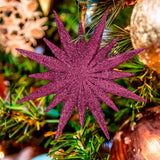 Destello, Ornamento Navideño, Color Fucsia