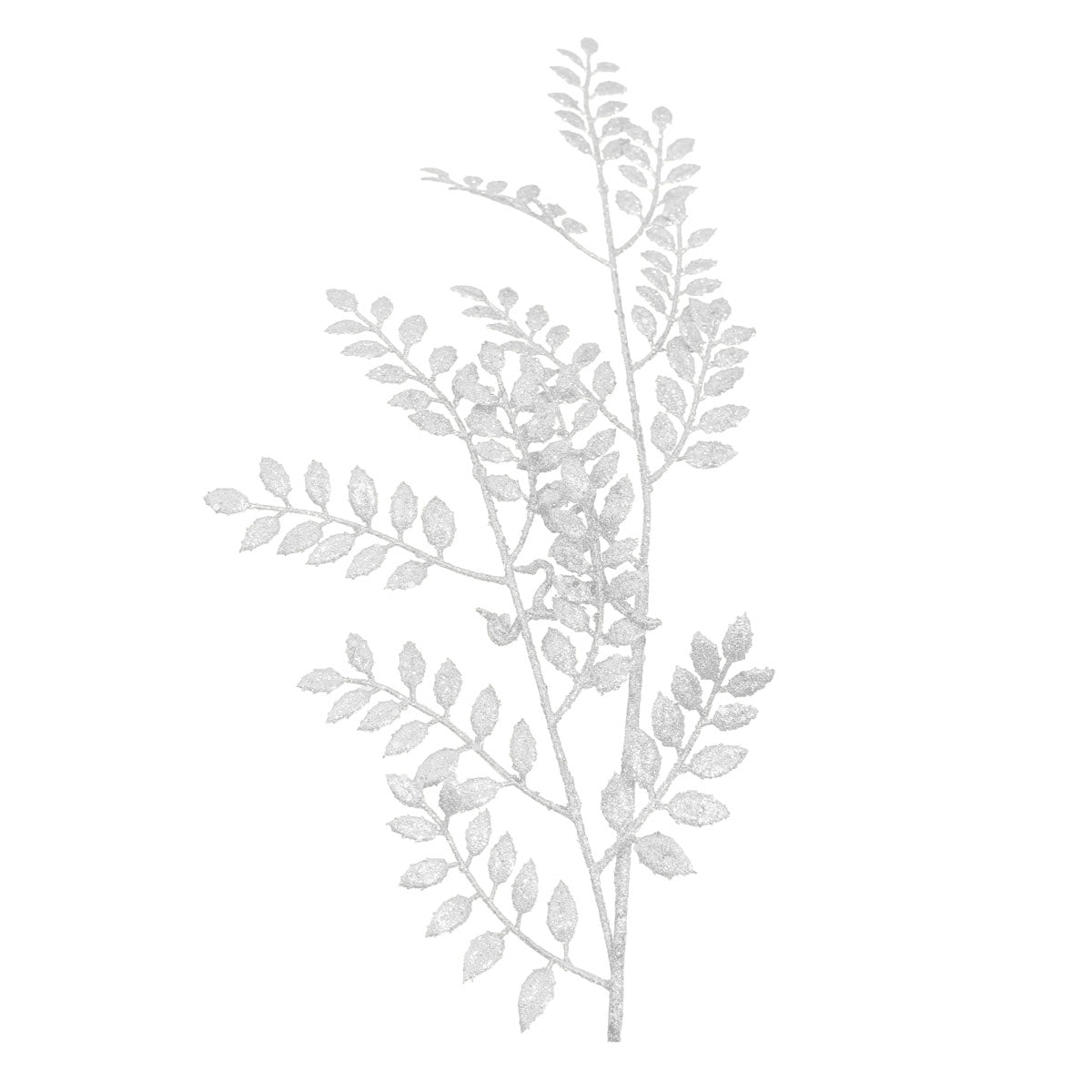 Rama Decorativa, Glitter, Color Plata, 80 cm