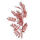 Rama Decorativa, Glitter, Color Rojo, 80 cm