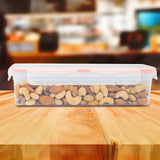 Contenedor de Plástico, Rectangular, Color Naranja, 1100 ml