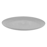 Plato de Plástico, Redondo, Color Gris