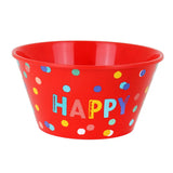 Contenedor de Plástico, Happy, Color Rojo, 700 ml