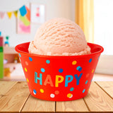 Contenedor de Plástico, Happy, Color Rojo, 700 ml