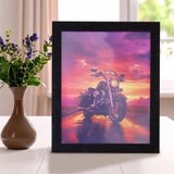 Portarretratos Motorcycle, Color Negro, 20x25cm