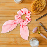Scrunchie, Liga para Cabello, Color Rosa