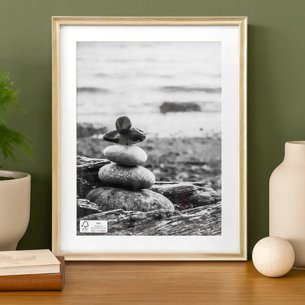 Cuadro, Piedras Zen