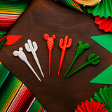 Palillos Botaneros, Diseño Cactus, Fiestas Patrias