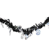 Guirnalda de Tinsel, Halloween, Color Negro