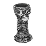 Calavera, Portavela, Color Gris