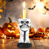 Calavera, Portavela, Color Blanco