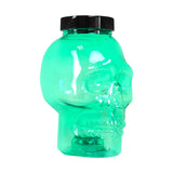 Calavera, Vaso de Plástico con Luz, Color Verde