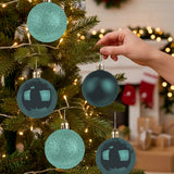Kit de 5 Esferas Navideñas, Color Verde