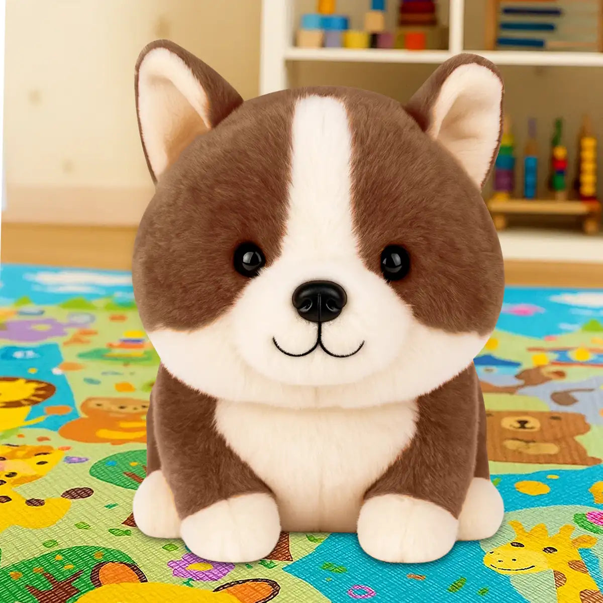 Corgi, Peluche, Color CafÃ©