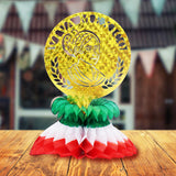 Centro de Mesa con Diseño de Fiestas Patrias