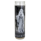 Veladora, Santa Muerte Blanca, 20 cm