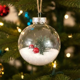 Esfera Transparente con Escenografía, Nieve