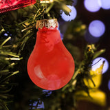 Esferas Navideñas, 2 pzas, Color Rojo