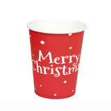 Merry Christmas, Vasos de Cartón, 10 pzas
