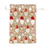 Bolsa de Yute Navideña, Diseño Santa Claus