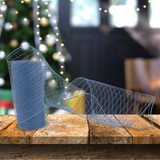 Listón Navideño Mesh, Color Azul, 3 m