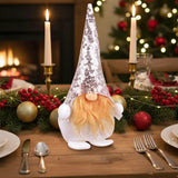 Ornamento, Gnomo Navideño, Color Blanco