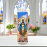 Veladora, Virgen San Juan de los Lagos, 20 cm