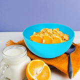 Plato para Cereal, Color Azul