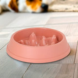 Plato Antiansiedad para Mascotas, Color Rosa