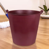 Cubeta de Plástico, Color Vino, 13 L