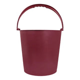 Cubeta de Plástico, Color Vino, 13 L