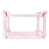Organizador Rectangular 2 Niveles, Color Rosa, Inkanto