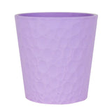 Maceta Textura Círculos, Color Morado, 13x12 cm