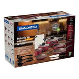 BATERIA TRAMONTINA MOD 27899365 PARIS 14 PZAS