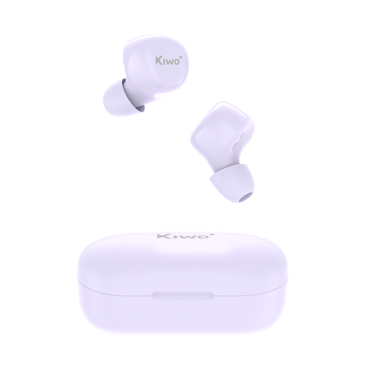 Audí­fonos Inalámbricos True Wireless Poe color Lila, Kiwo