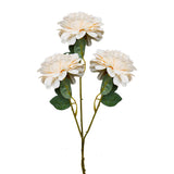 Flores Artificiales, Color Melón, 3 pzas