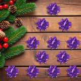 Mini Moños para Regalo, 12 pzas, Color Morado
