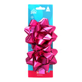 Moños para Regalo, 2 pzas, Color Fucsia