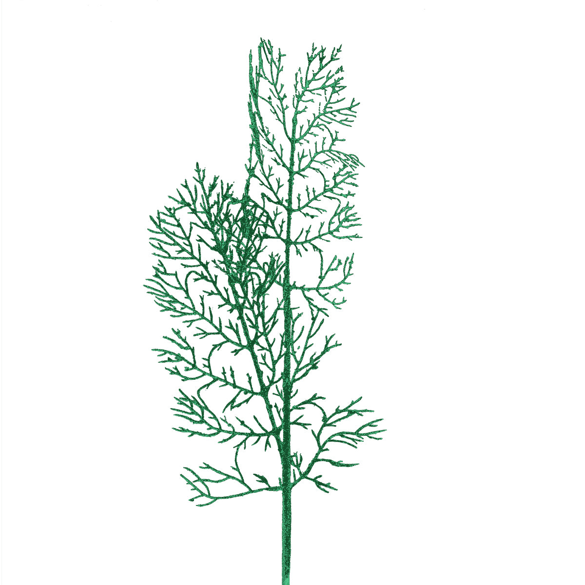 Rama Decorativa, Glitter, Color Verde, 70 cm