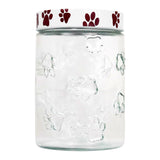 Frasco de Vidrio con Tapa, Huellitas, 1200 ml