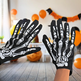 Guantes con Diseño de Esqueleto