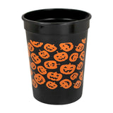 Set de Vasos de Halloween, Color Negro y Naranja, 5 pzas