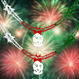 Guía Colgante con Diseño de Héroes, Fiestas Patrias