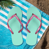 Sandalias, Color Verde y Rosa, Talla 25